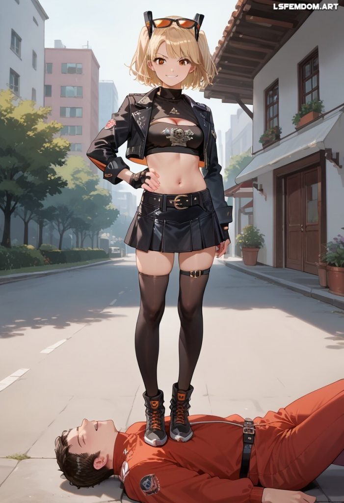 Burnice White Full Weight Trampling Femdom