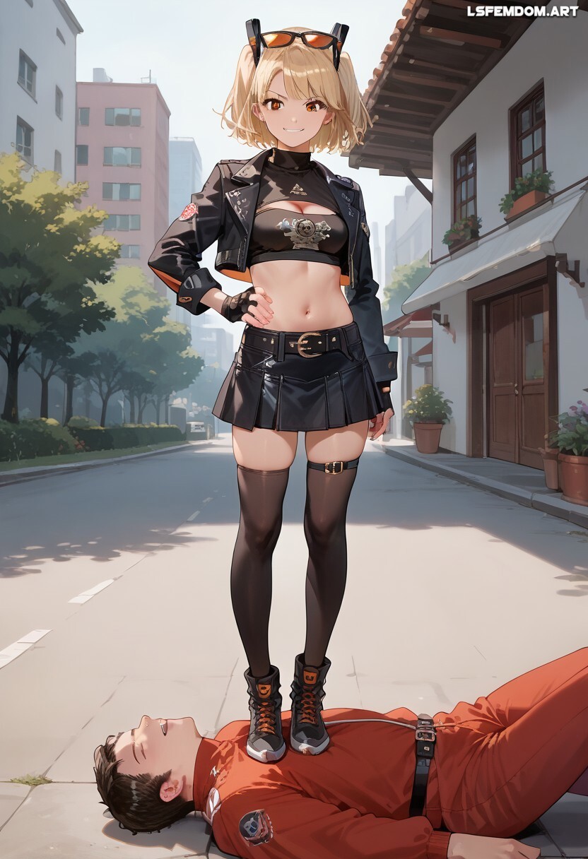 Burnice White Full Weight Trampling Femdom