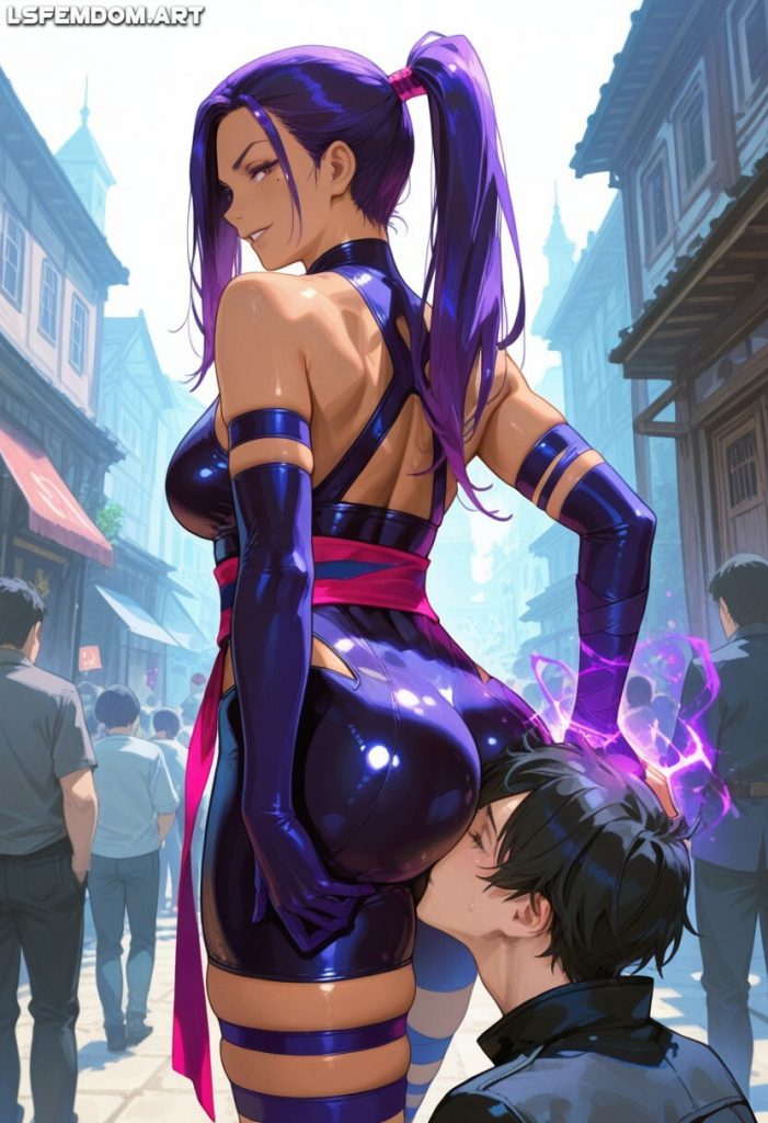 Face in Psylocke’s Ass Femdom
