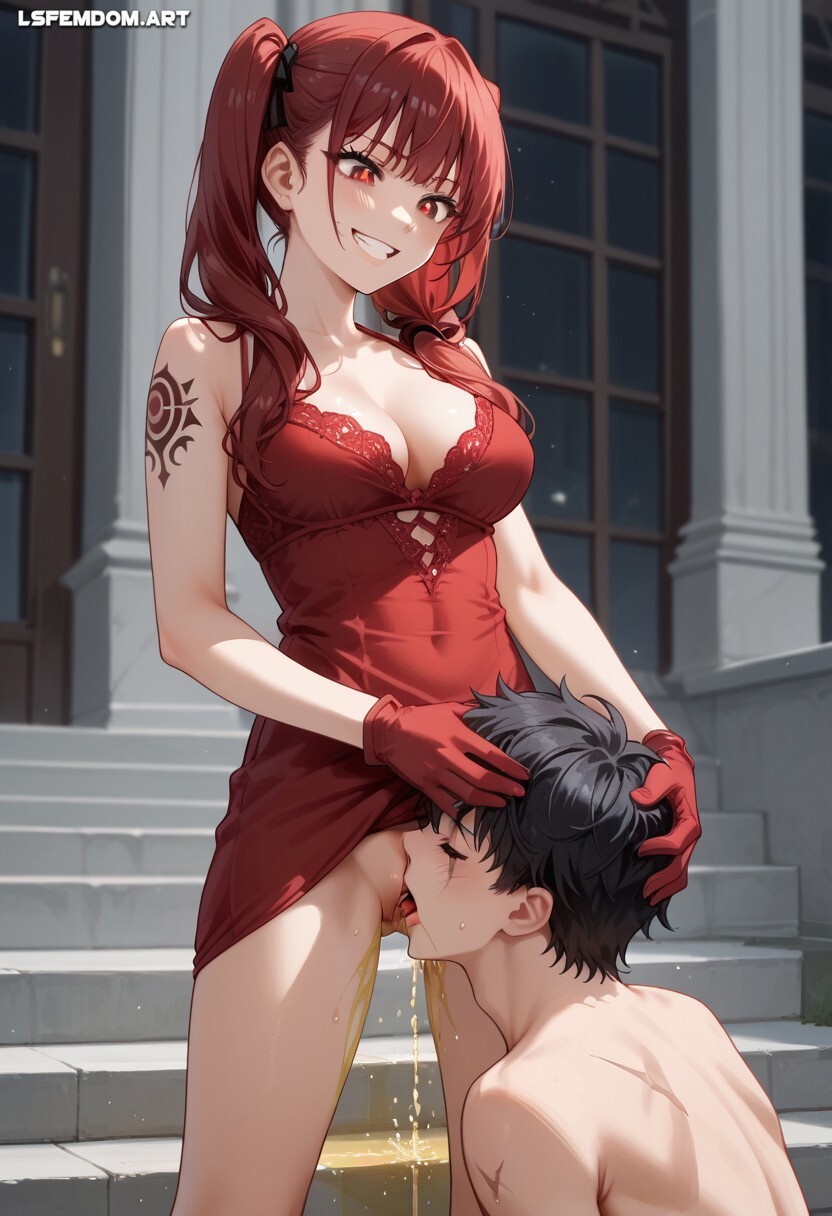 Flare Corona Pissing During Cunnilingus Femdom