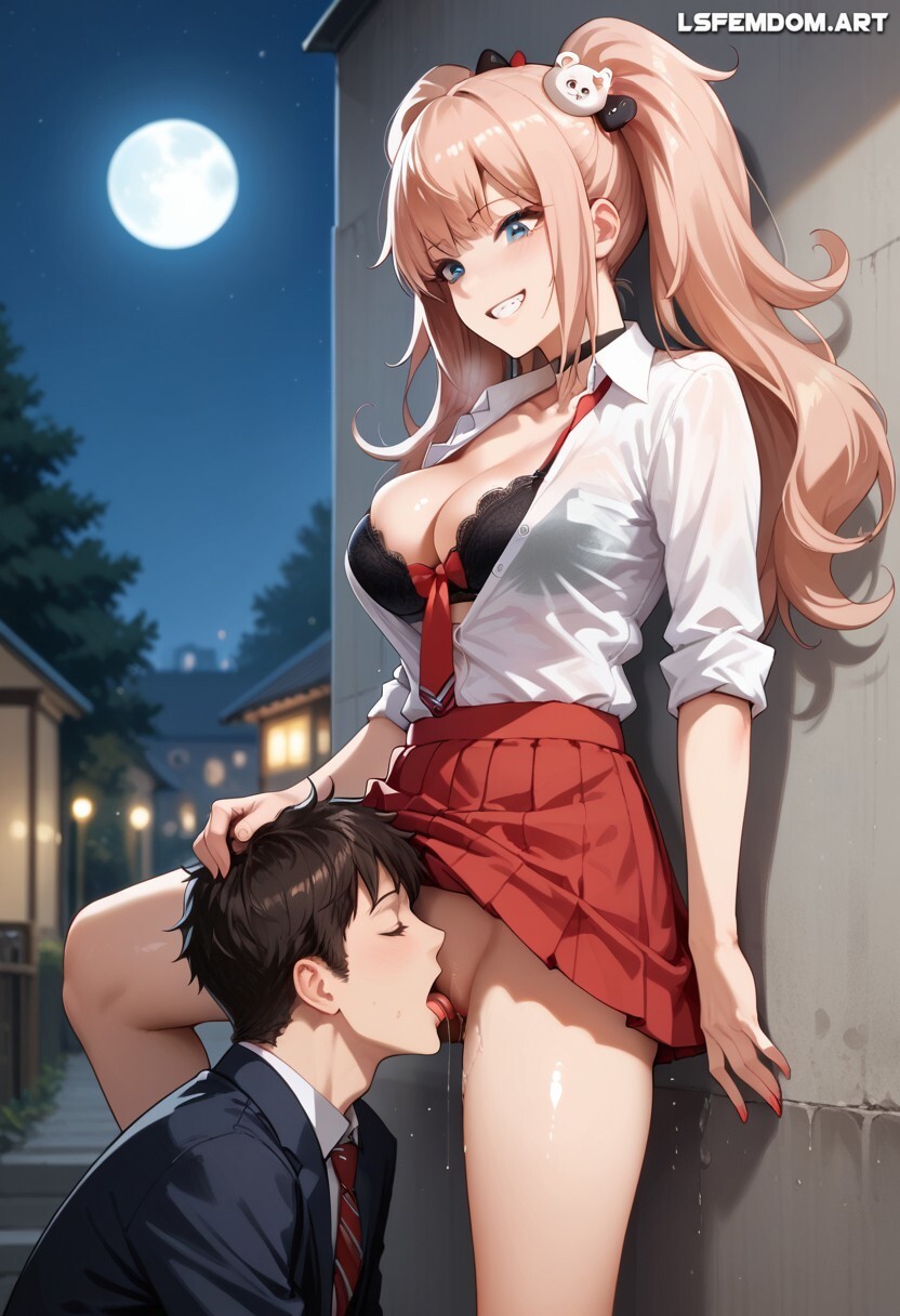 Junko Enoshima Femdom Pussy Licking