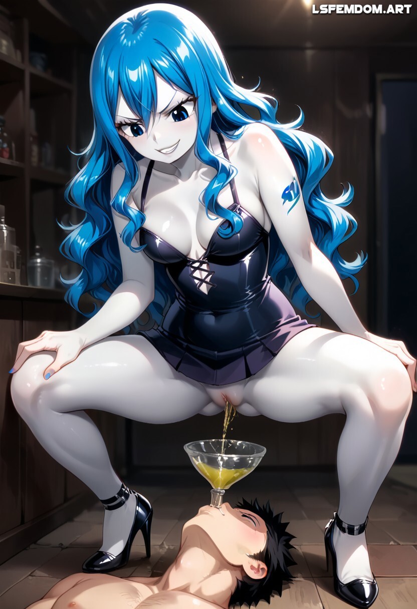 Juvia Lockser Pissing Femdom