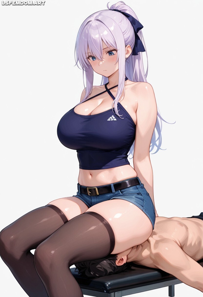 Mirajane (Fairy Tail) Full Weight Jeanssitting Femdom