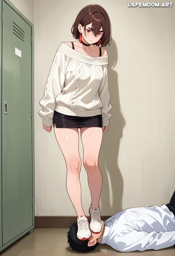 Momo Ayase Face Trample In Sneakers and Dirty Socks