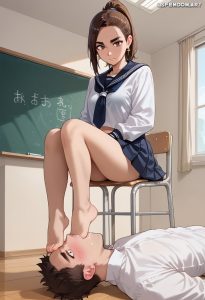 Momo Ayase Foot Worship Femdom