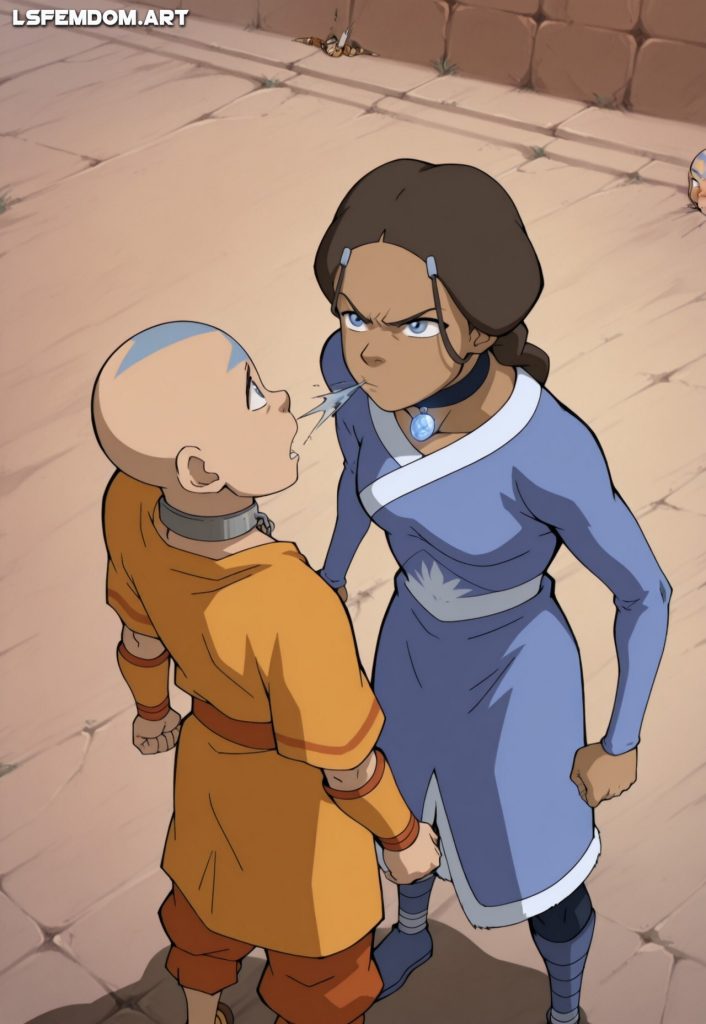 Katara Spitting In Face Femdom