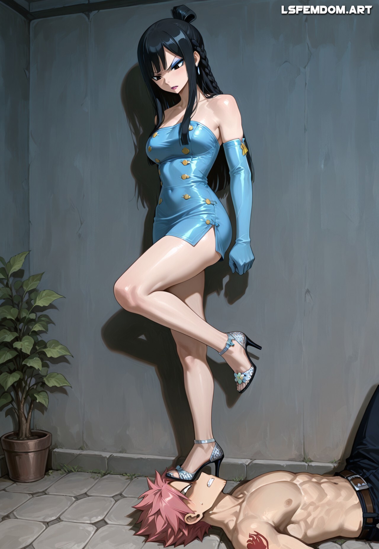 Minerva Head Trampling Femdom