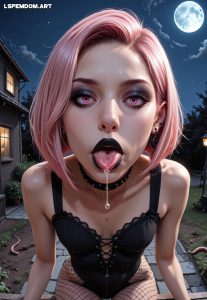 Goth Girl POV Spit On You