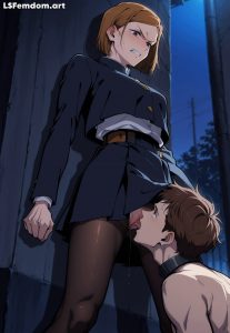 Licking Nobara Kugisaki's Pussy Femdom