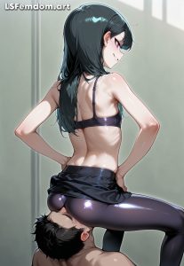 Age Difference Facesitting Femdom
