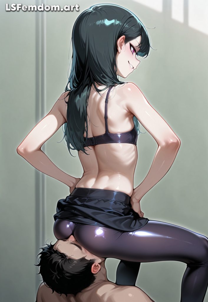 Age Difference Facesitting Femdom