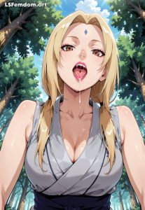 Tsunade POV Spitting