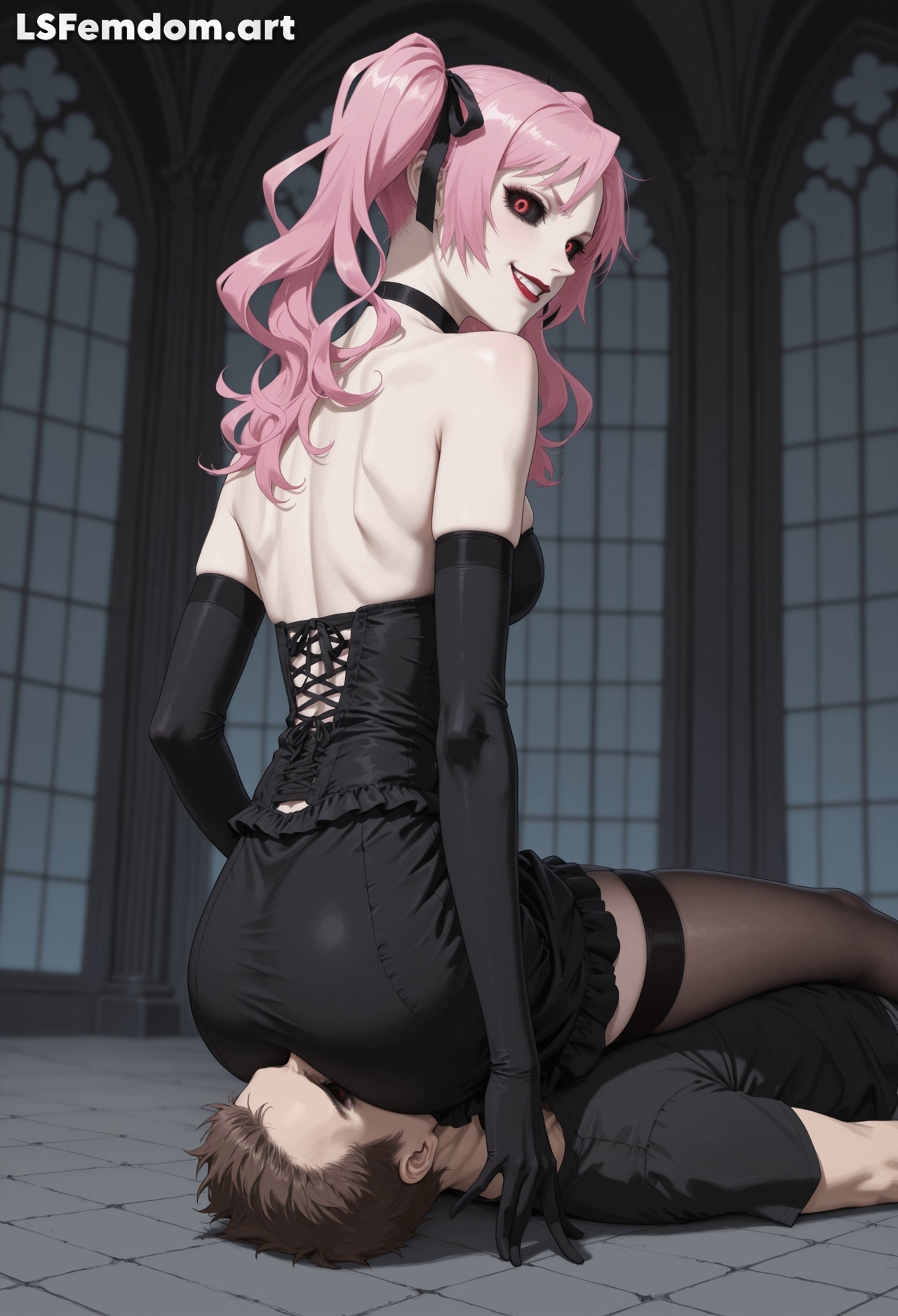 Human Sofa Slave For Megumi For Facesitting Femdom