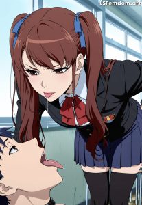 Izumi Akazawa Spit In Mouth Femdom