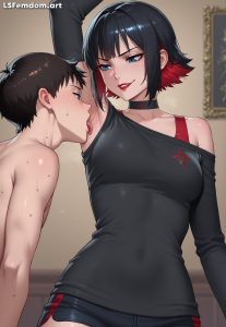 Morgan Myst Bewitched Him To Lick Her Armpits