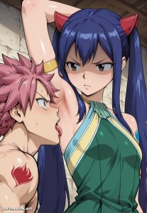 Natsu Licks Wendy Marvel's Armpit