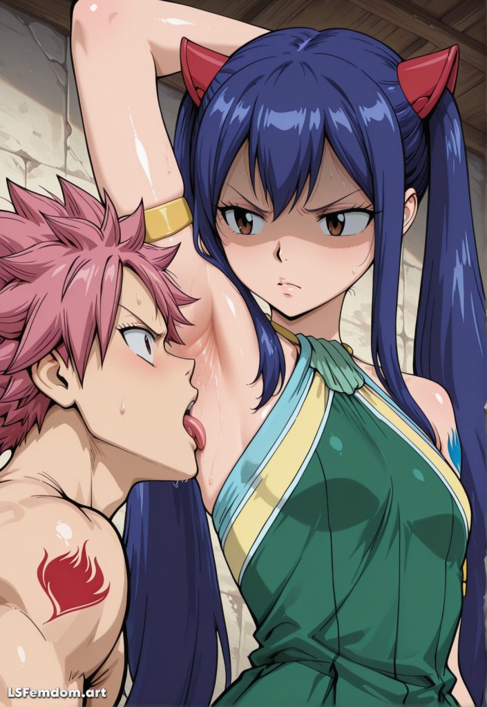 Natsu Licks Wendy Marvel’s Armpit