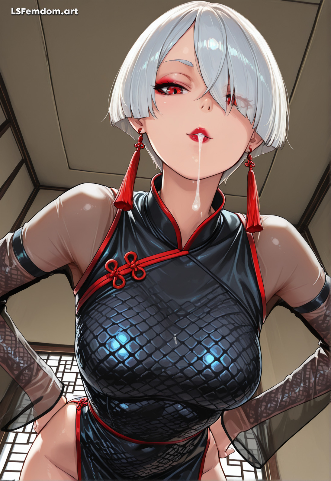 A.K.I - POV Spitting On Your Mouth Femdom