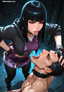 Charlotte Spitting In Slave's Mouth Femdom Humiliatrix