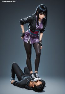 Charlotte (Fortnite) Trampling In Sneakers Femdom