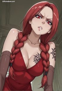 Flare Corona Spitting On You POV Femdom