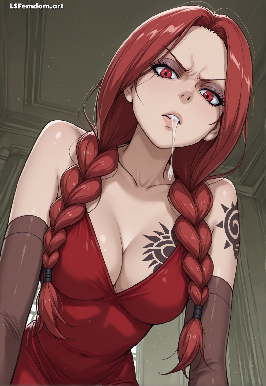 Flare Corona Spitting On You POV Femdom