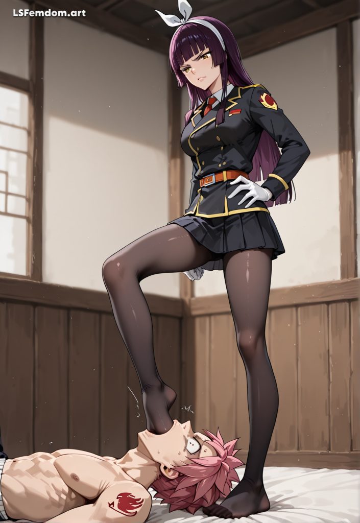 Kagura Mikazuchi Foot Sucking (Foot Gagging) Femdom