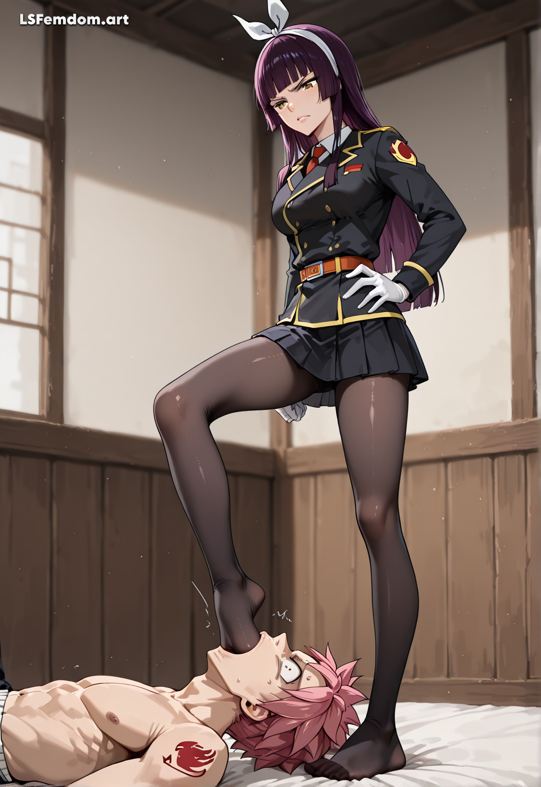 Kagura Mikazuchi Foot Sucking (Foot Gagging) Femdom