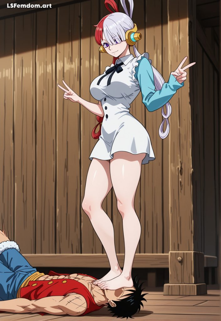 Uta (One Piece) Face Trample Femdom