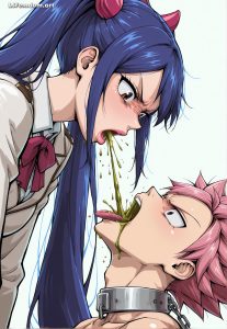 Wendy Marvell Vomiting In Natsu's Mouth Extreme Humiliation Femdom