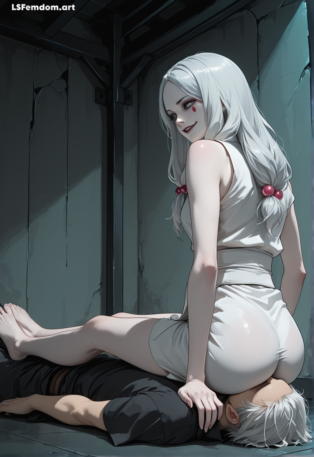 Full Weight Facesitting Femdom With Spider Mother (Demon)