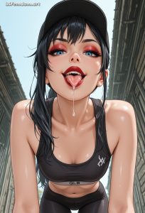 Gaia POV Spitting On You Femdom Art