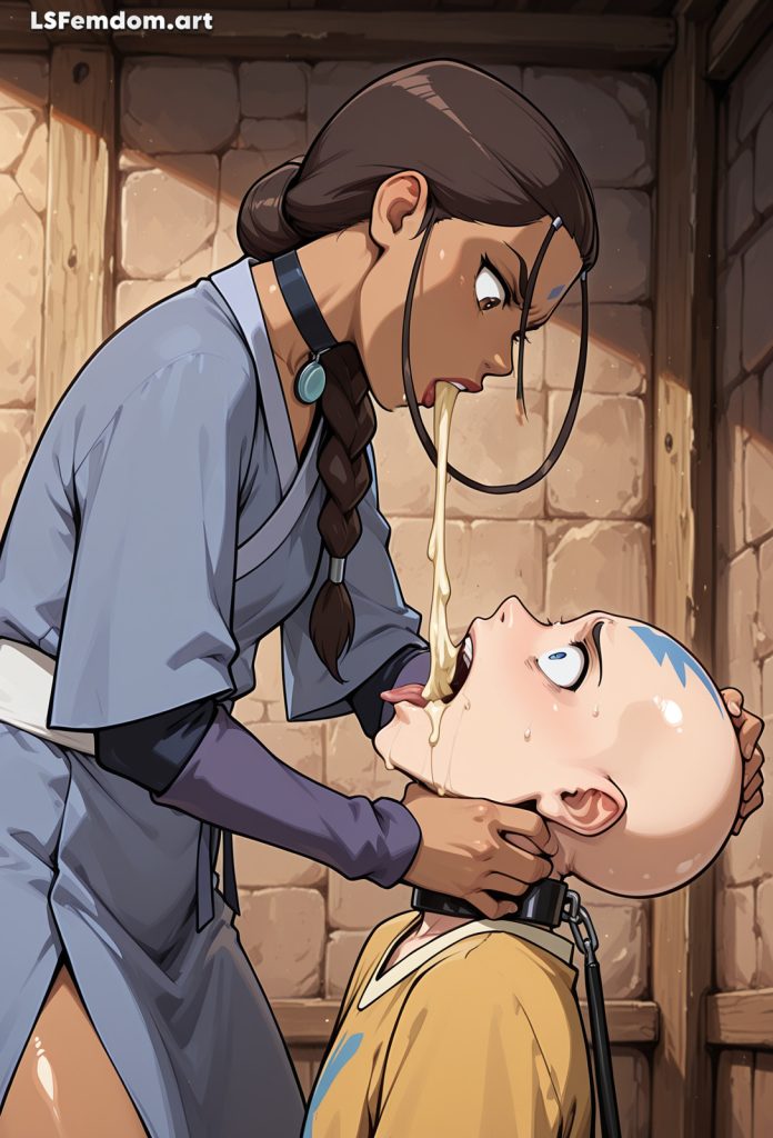 Katara Vomit In Aang’s Mouth Extreme Femdom Art