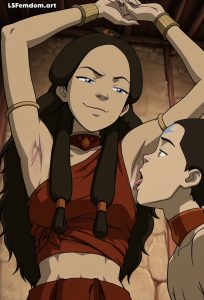Katara's Armpit Licking Sweaty Fetish Femdom Art