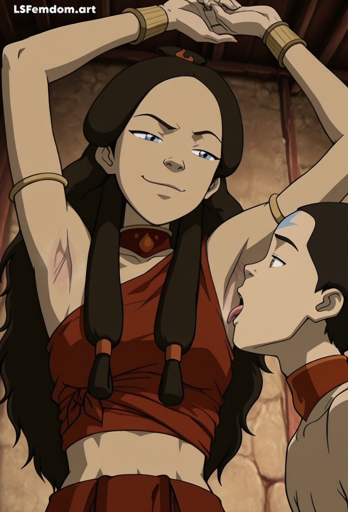 Katara’s Armpit Licking Sweaty Fetish Femdom Art