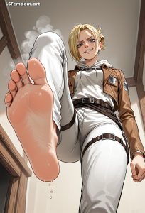 Annie Leonhart POV Stepped On You Femdom Art (Attack On Titan)