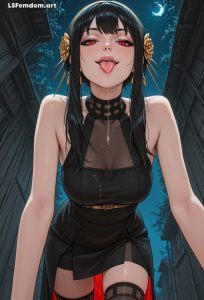 Yor Forger POV Spit In Your Mouth Femdom Art And Saliva Fetish
