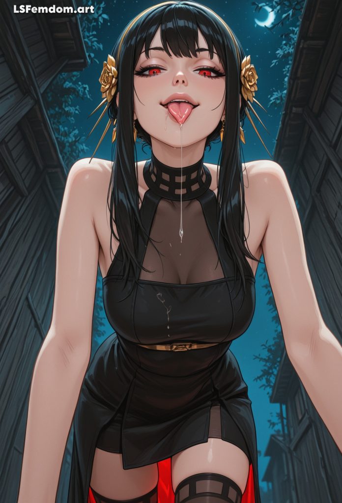 Yor Forger POV Spit In Your Mouth Femdom Art And Saliva Fetish