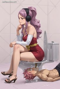 Meredy Uses Natsu Like A Human Toilet For Scat Femdom Art