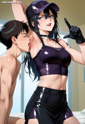 Spirit Hunter Saeko's Armpit Licking Femdom