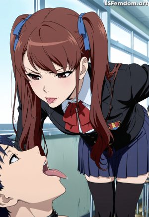 Izumi Akazawa Spit In Mouth Femdom